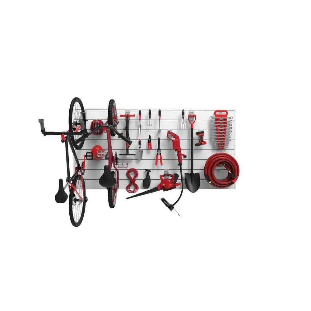 CrownWall PVC Slat Wall Panels Garage Wall and Home Organizer Storage System - Image 5