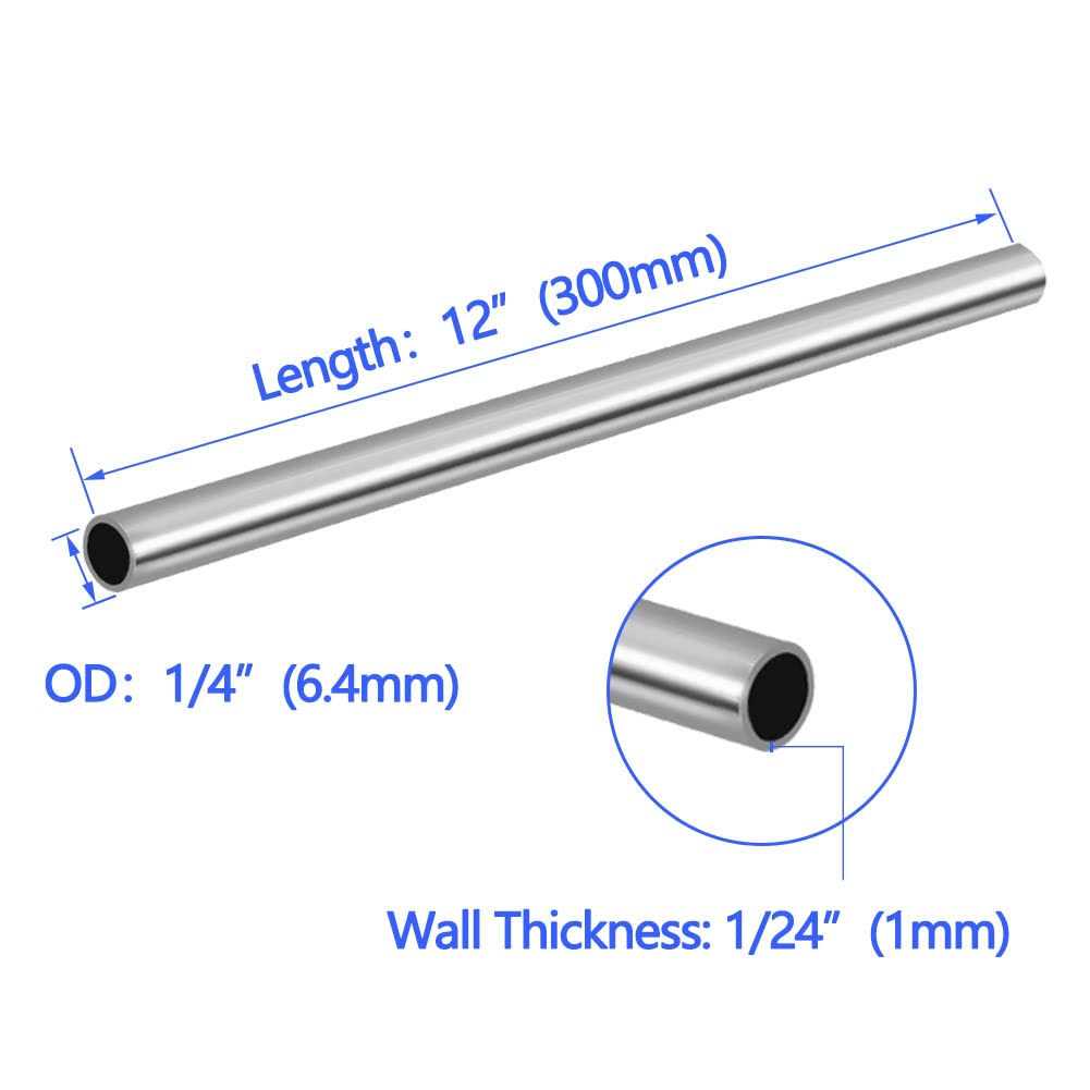 Tynulox OD 304 Stainless Steel Tube Thickened Pipe Wall & Weldable Tubing - Image 3
