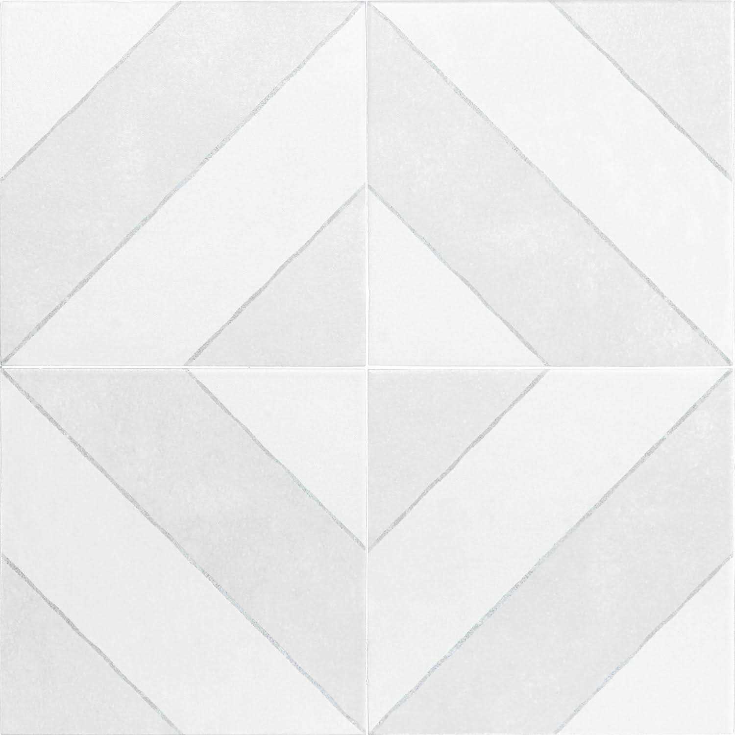 Tilebar Auteur Diagonals Ash 9x9 Porcelain Tile - Image 5