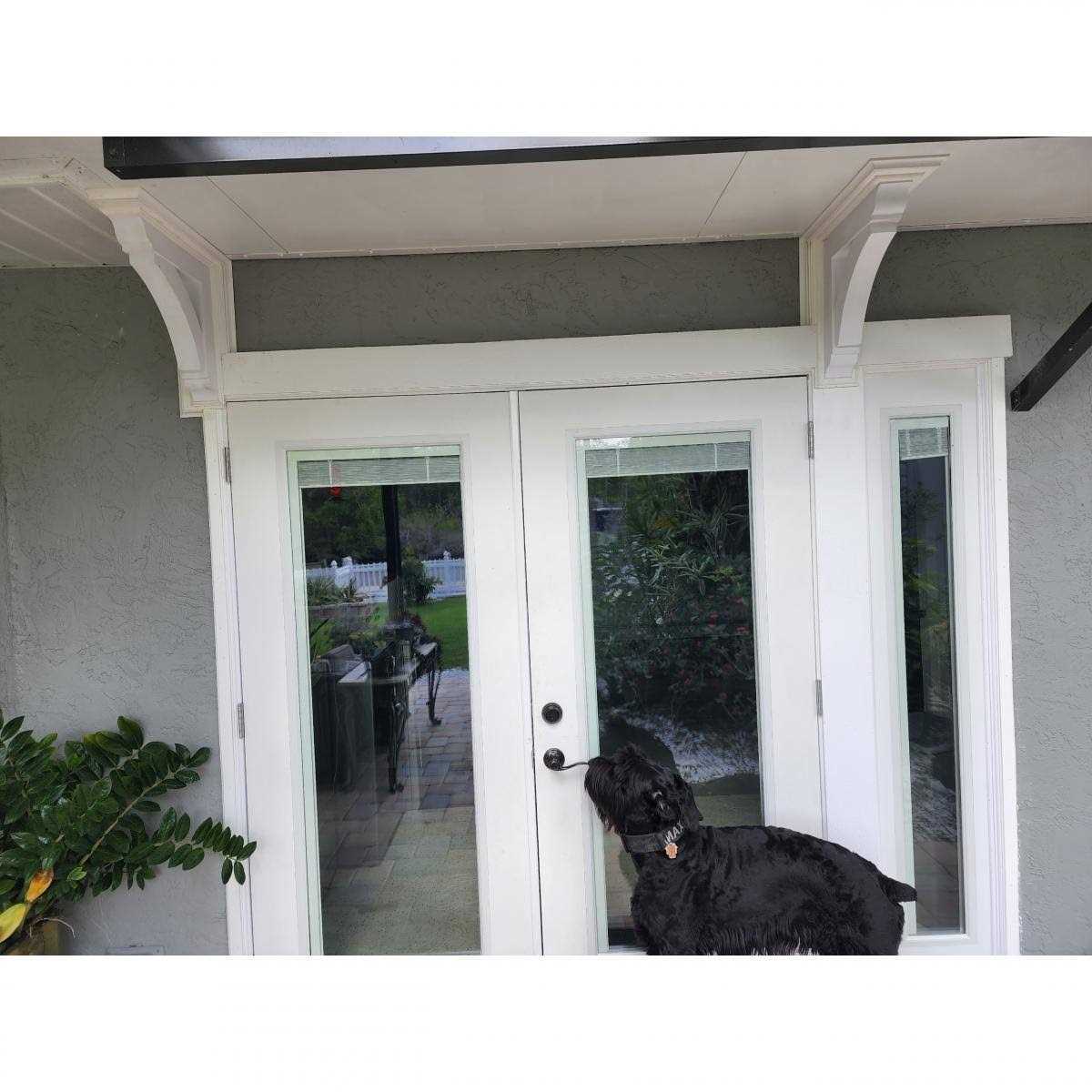 Standard Thorton Architectural Grade PVC Bracket with Traditional Ends Ekena Millwork - Image 3