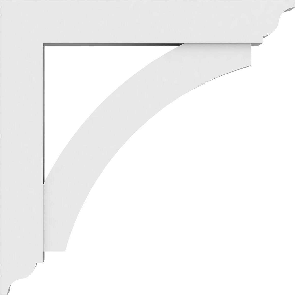 Standard Thorton Architectural Grade PVC Bracket with Traditional Ends Ekena Millwork - Image 5