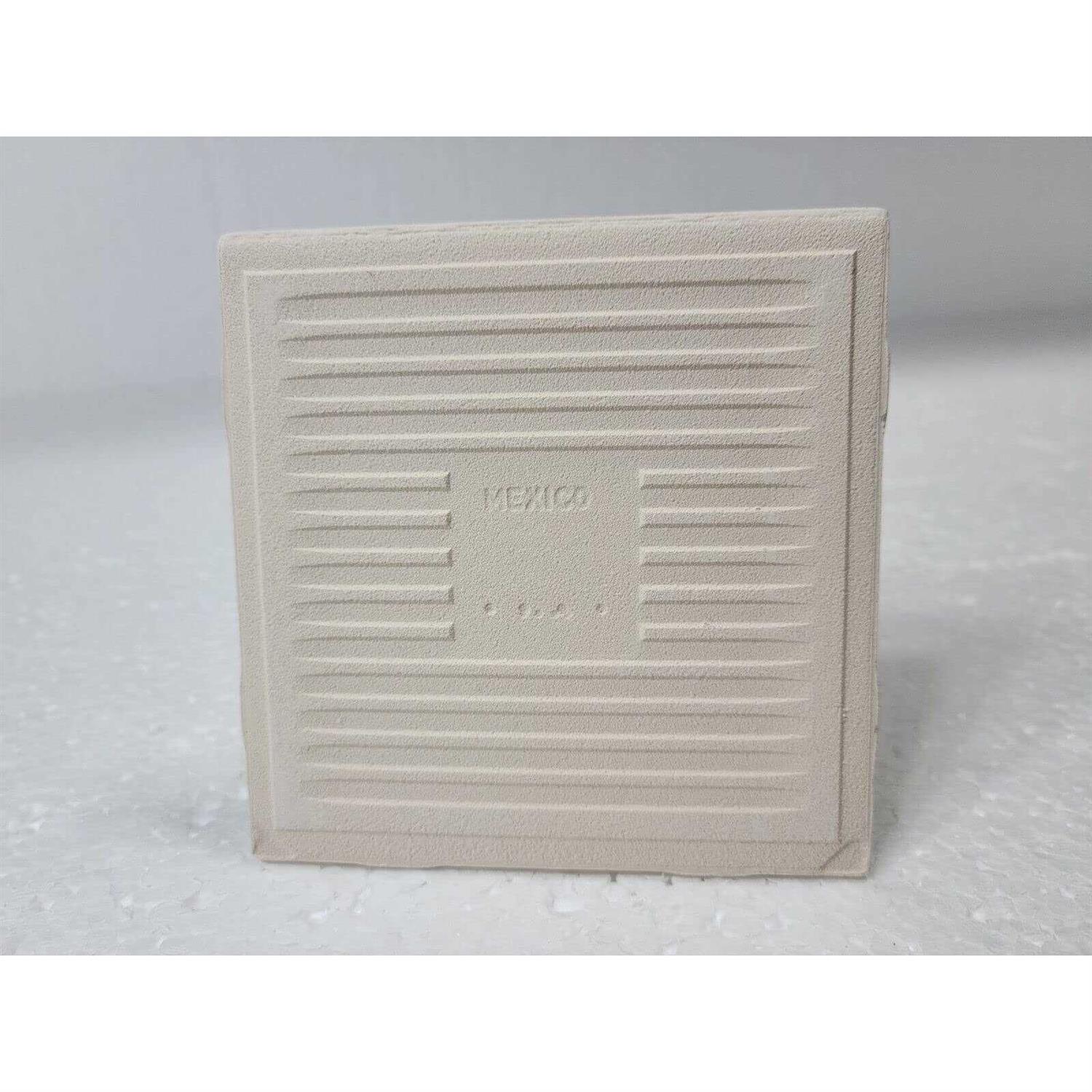 Daltile Beige Bone Almond Ceramic Tile 4.25 in Bullnose Square Trim Classic Color 006 - Image 3