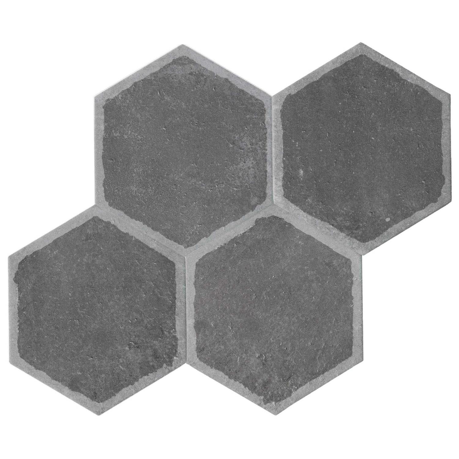 MOLOVO Dakota Hexagon 7.87 in. x 9.45 in. Matte Porcelain Floor and Wall Tile
