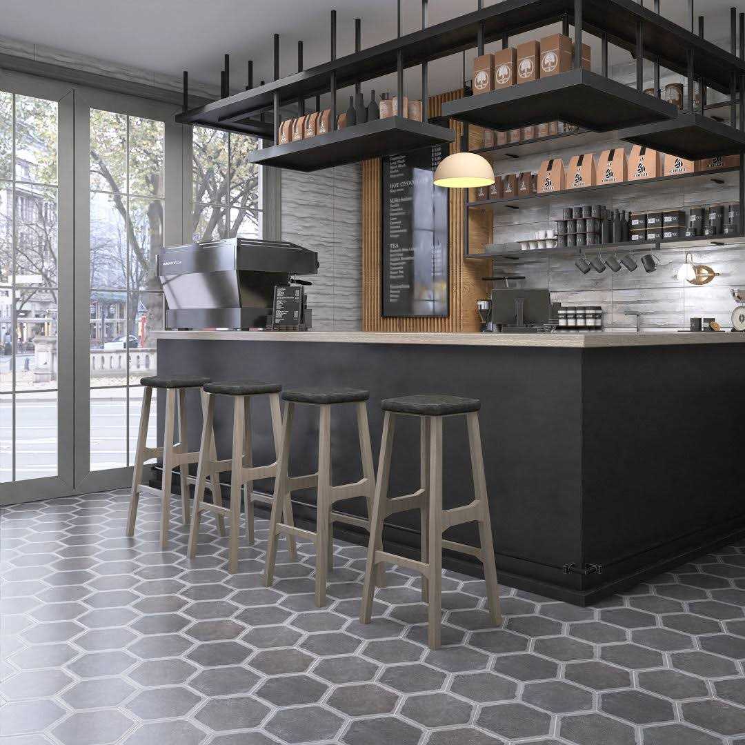 MOLOVO Dakota Hexagon 7.87 in. x 9.45 in. Matte Porcelain Floor and Wall Tile - Image 4