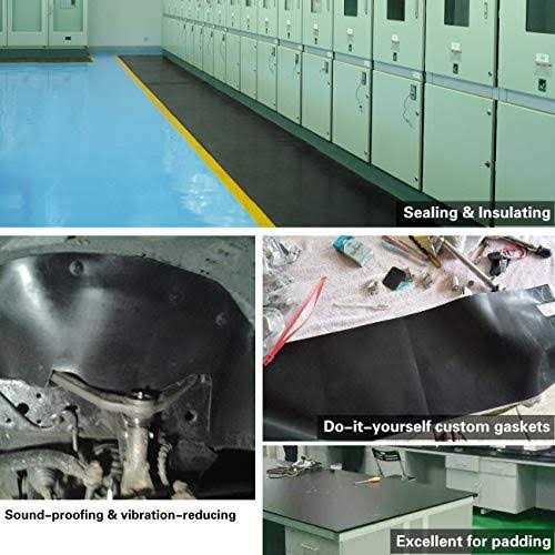 TORRAMI Neoprene Rubber Sheet Roll Thick x Wide x Long for DIY Gaskets - Image 4