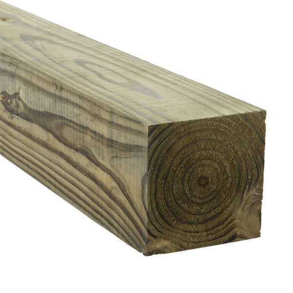 Severe Weather 4-in x 4-in x 12-ft #2 Southern Yellow Pine Ground Contact Pressure Treated Lumber Y240412-GC - Image 3