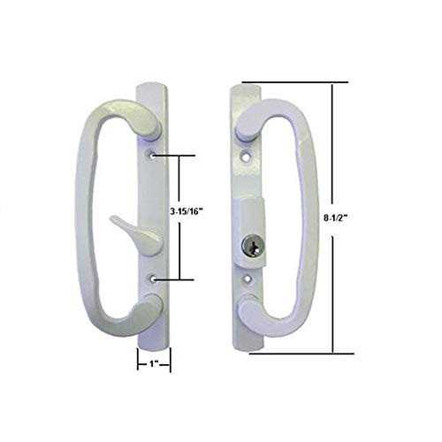 Sliding Glass Patio Door Handle Set Mortise Type - Image 3