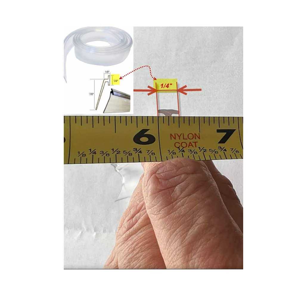 soikoi Gordon Glass Clear Vinyl Framed Shower Door Drip Sweep Wipe Seal Angled - Image 5