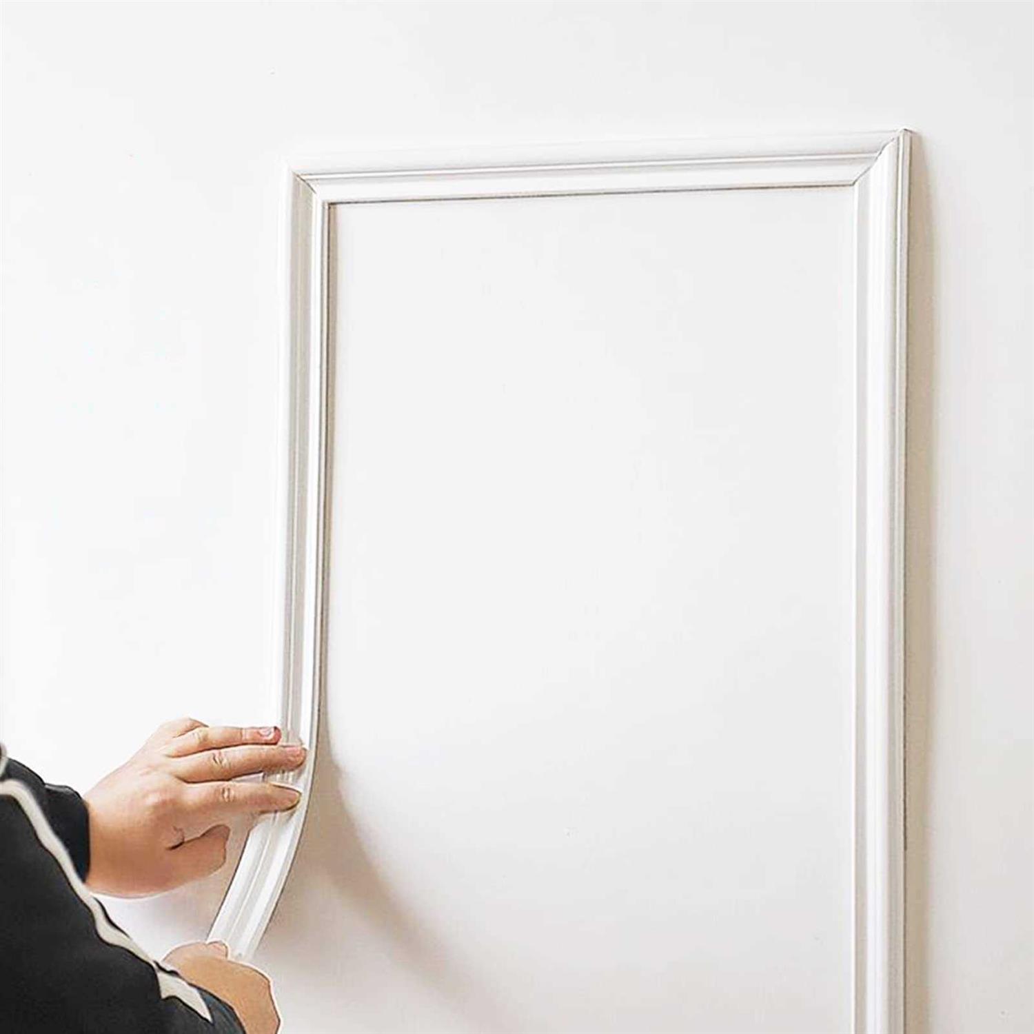 Gaahing Peel and Stick Wall Molding Trim & Chair Rail Self-adhesive Panel Moulding - Image 4