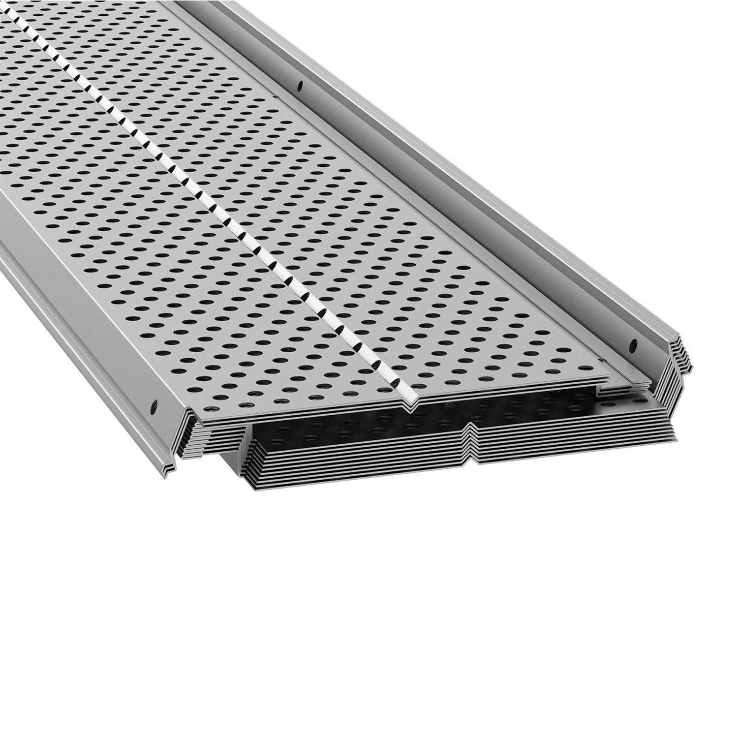 VEVOR Gutter Guard 6 inch Width Aluminum Leaf Filter DIY Gutter Cover - Image 5