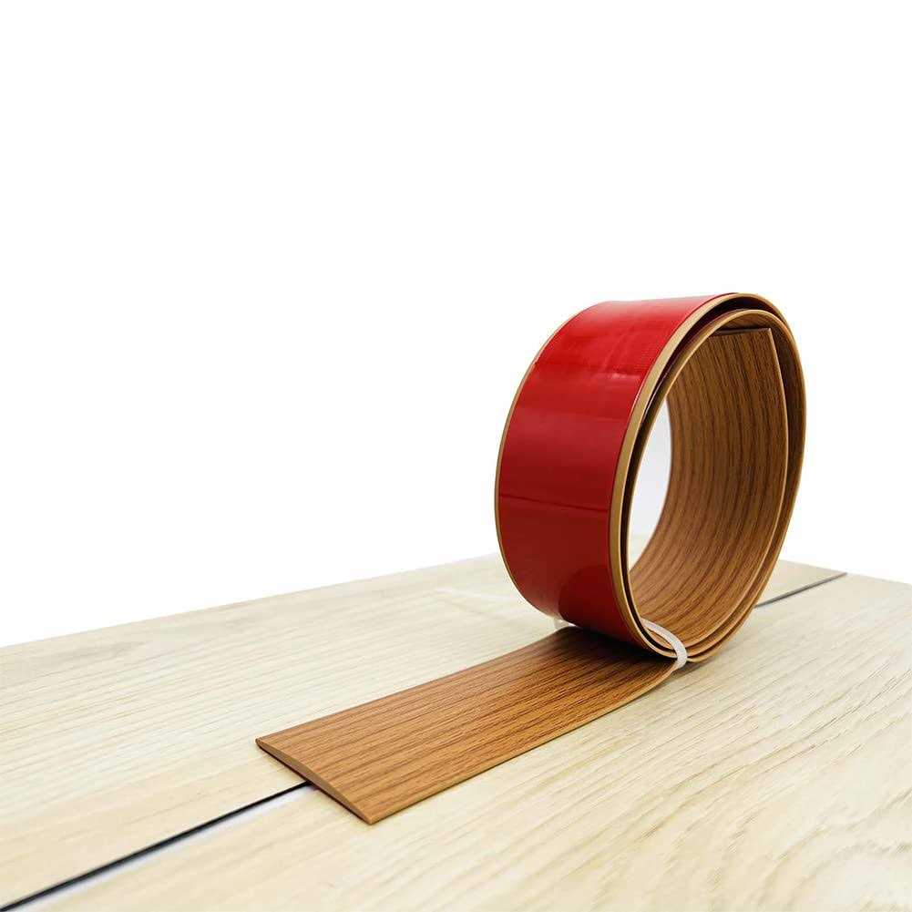 Pano Floor Transition Strip Self Adhesive Laminate Floor Strip Threshold Seam Cover Strip Vinyl Door Floor Trim Elegant Wood Grain Design 2 Wide - Image 4