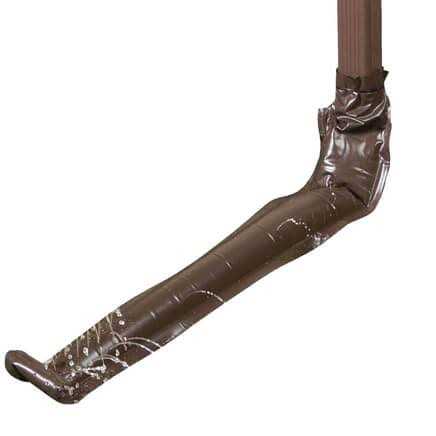Fox Valley Traders Vinyl Downspout Gutter/Drain Extension - Image 2