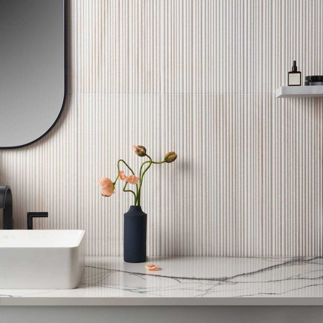 Striada 12'' W x 24'' L Marble Singular Tile Ivy Hill Tile - Image 5