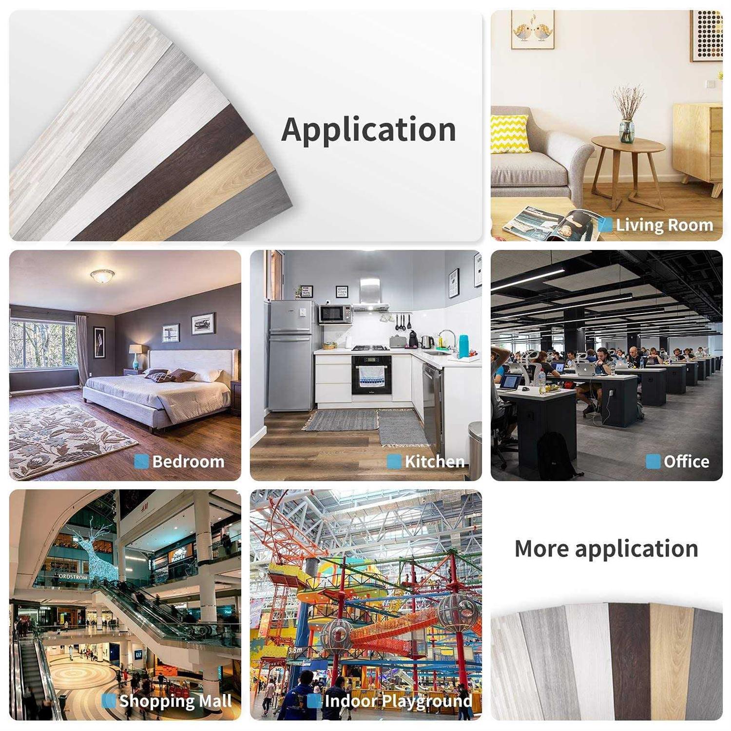 Art3d Peel and Stick Floor Tile Vinyl Wood Plank 36-Pack 54 Sq.Ft - Image 4