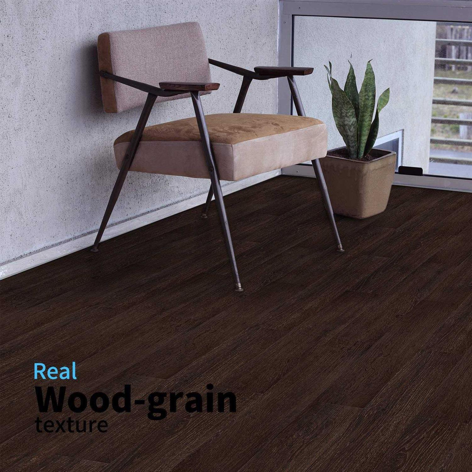 Art3d Peel and Stick Floor Tile Vinyl Wood Plank 36-Pack 54 Sq.Ft - Image 5