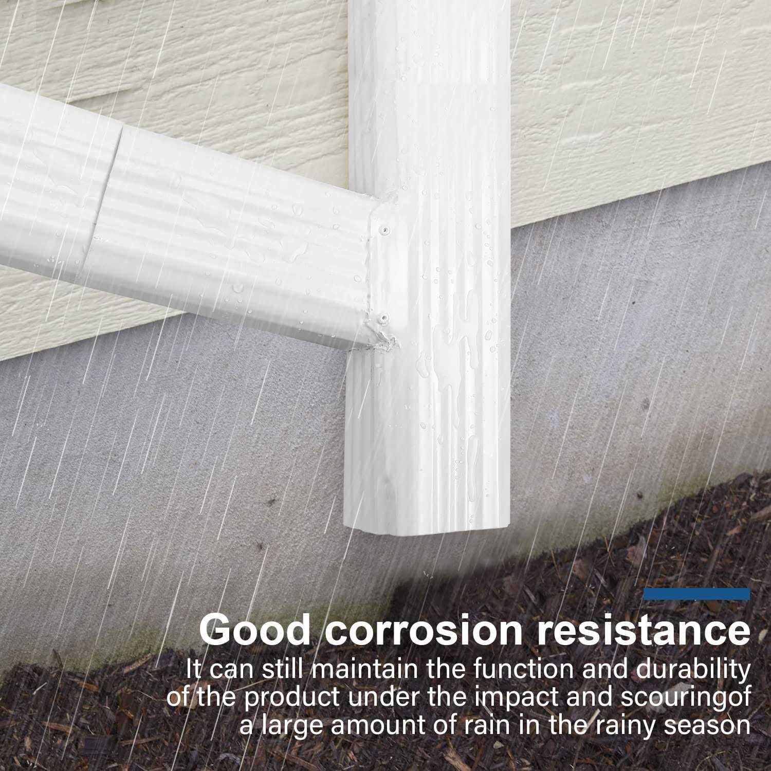 Vyh Downspout Gutter Y Connector 2x3 Upright High Gloss - Image 5