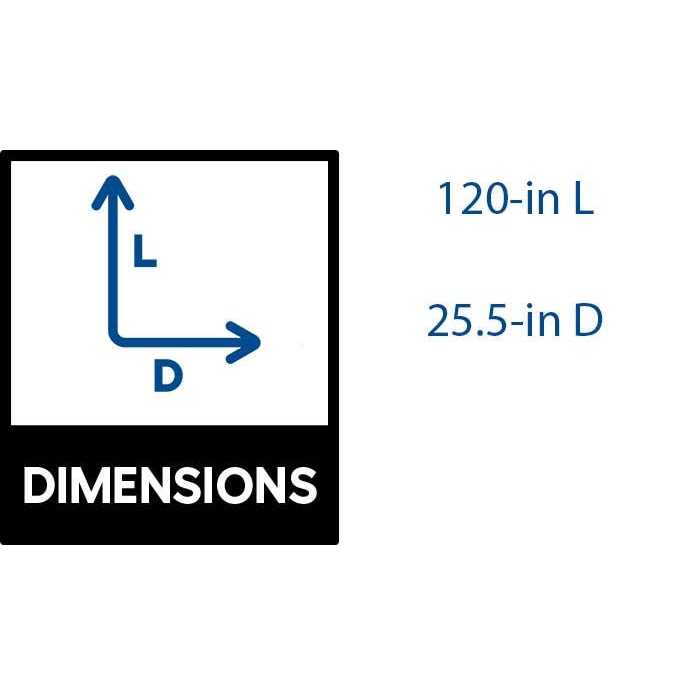 VT Dimensions Formica 25.5-in x 4.5-in Ouro Romano - Image 3
