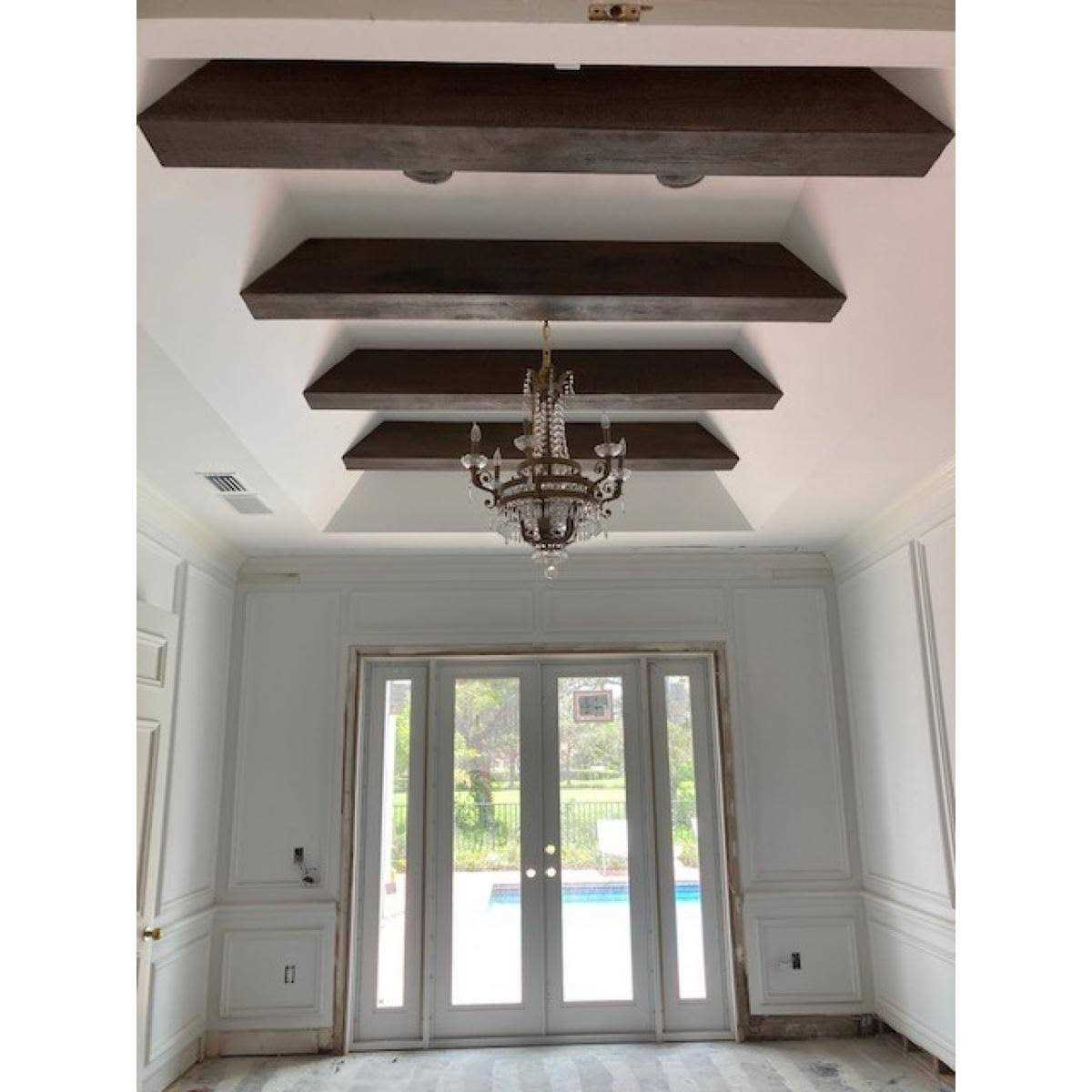 Fypon, Ltd. 1/2W x 9 1/2H x 3-Sided Rough Sawn Western Red Cedar Faux Wood Beam BMR - Image 5