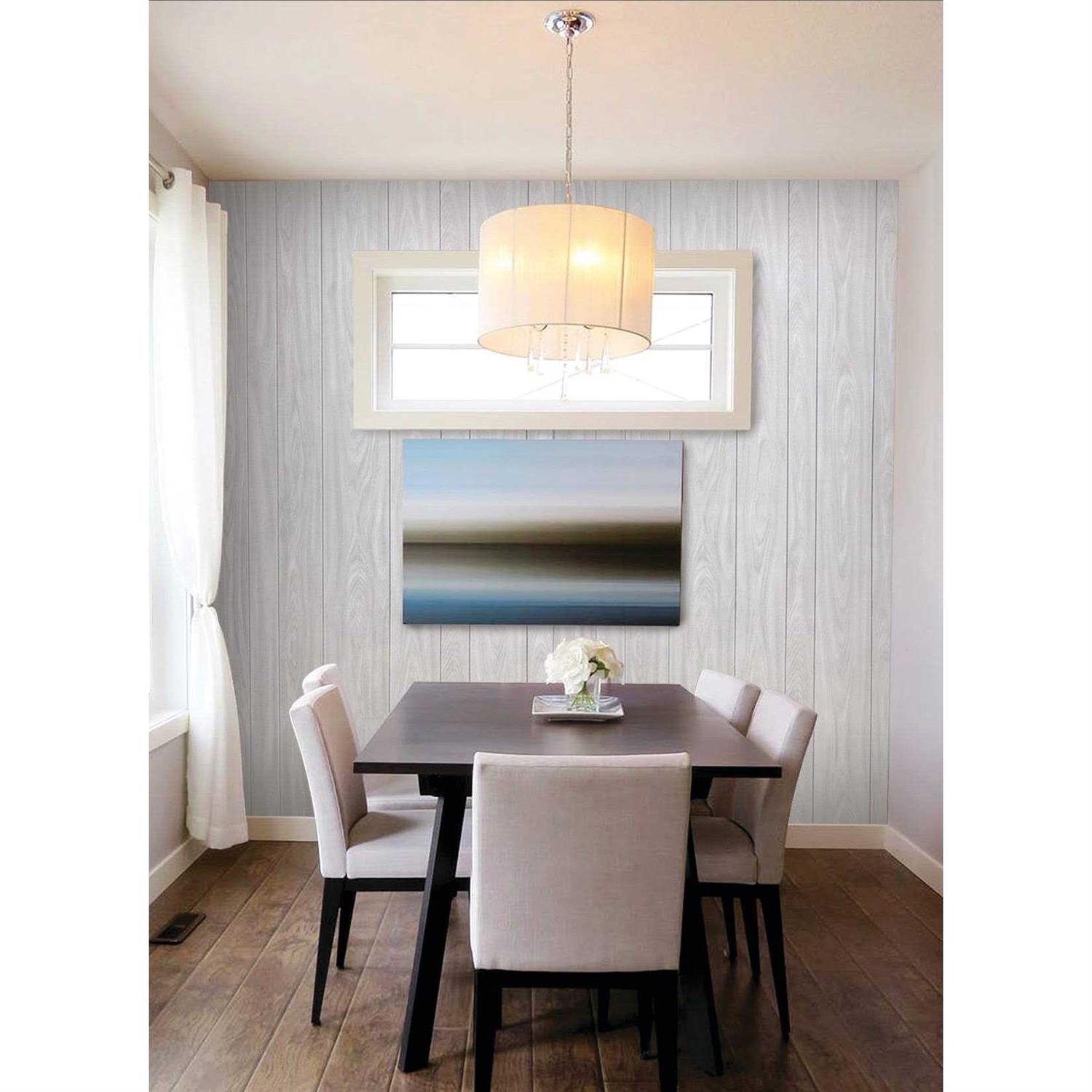 Style Selections 48-in x 96-in Smooth Grey Hardboard Wall Panel 133 - Image 3