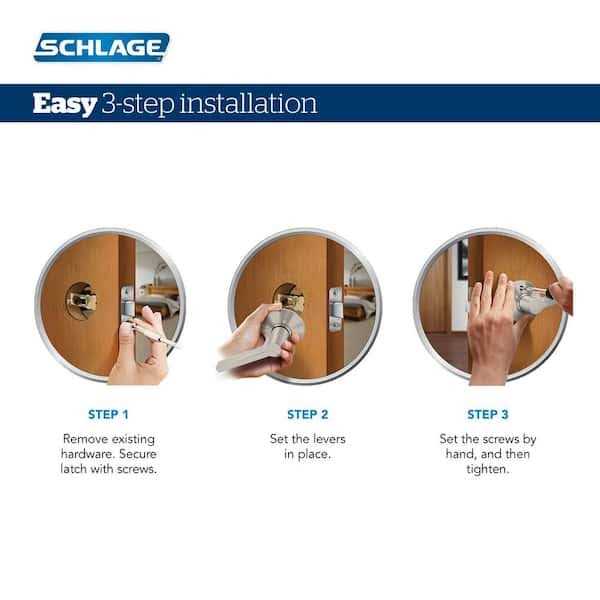 Schlage Flair Keyed Entry Lever - Image 5