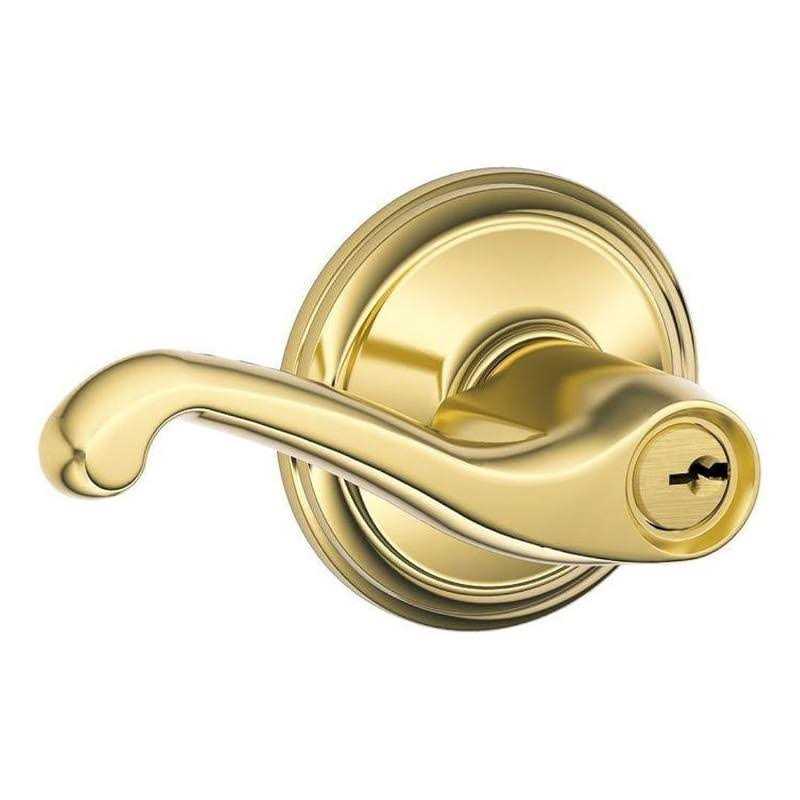 Schlage Flair Keyed Entry Lever