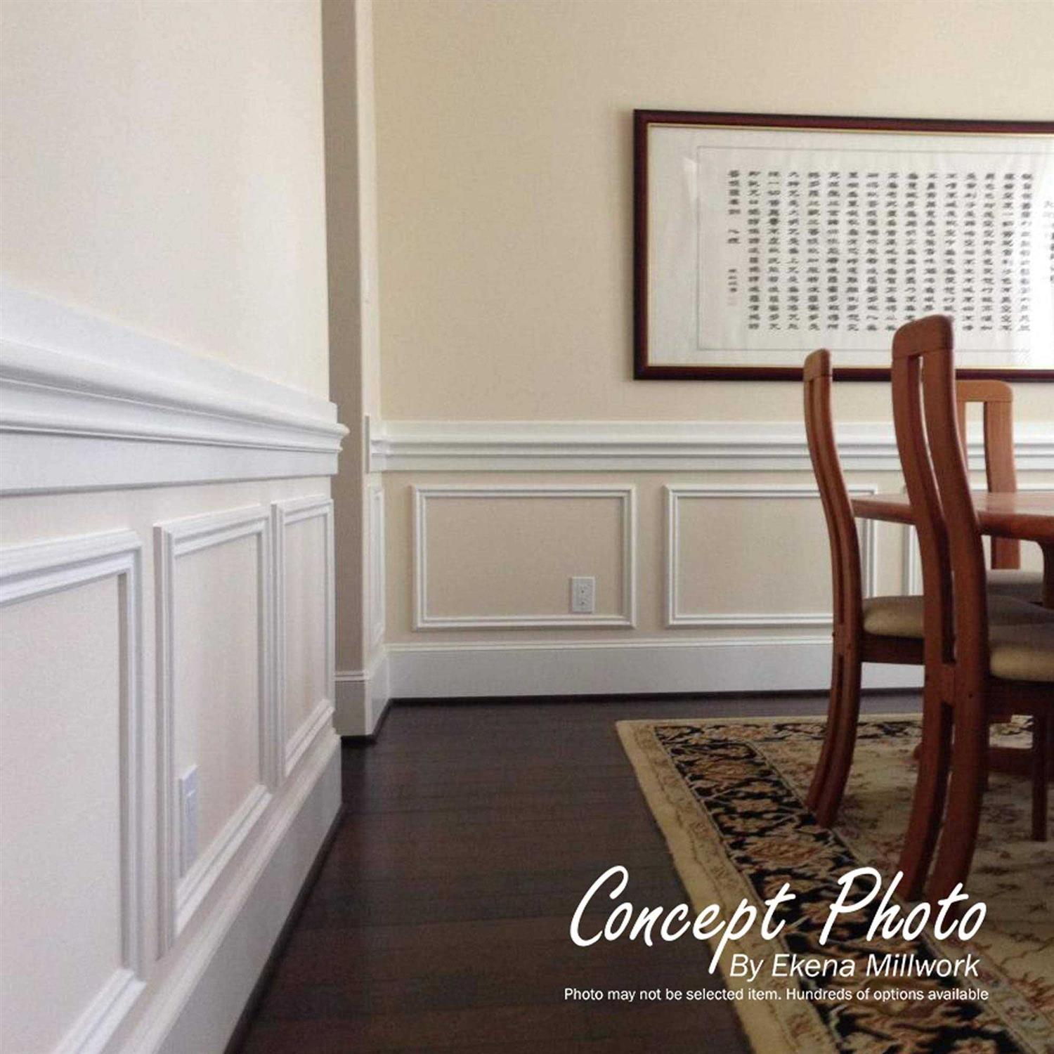 Ekena Millwork 4 1/4H x 1 1/4P x Emery Chair Rail - Image 2