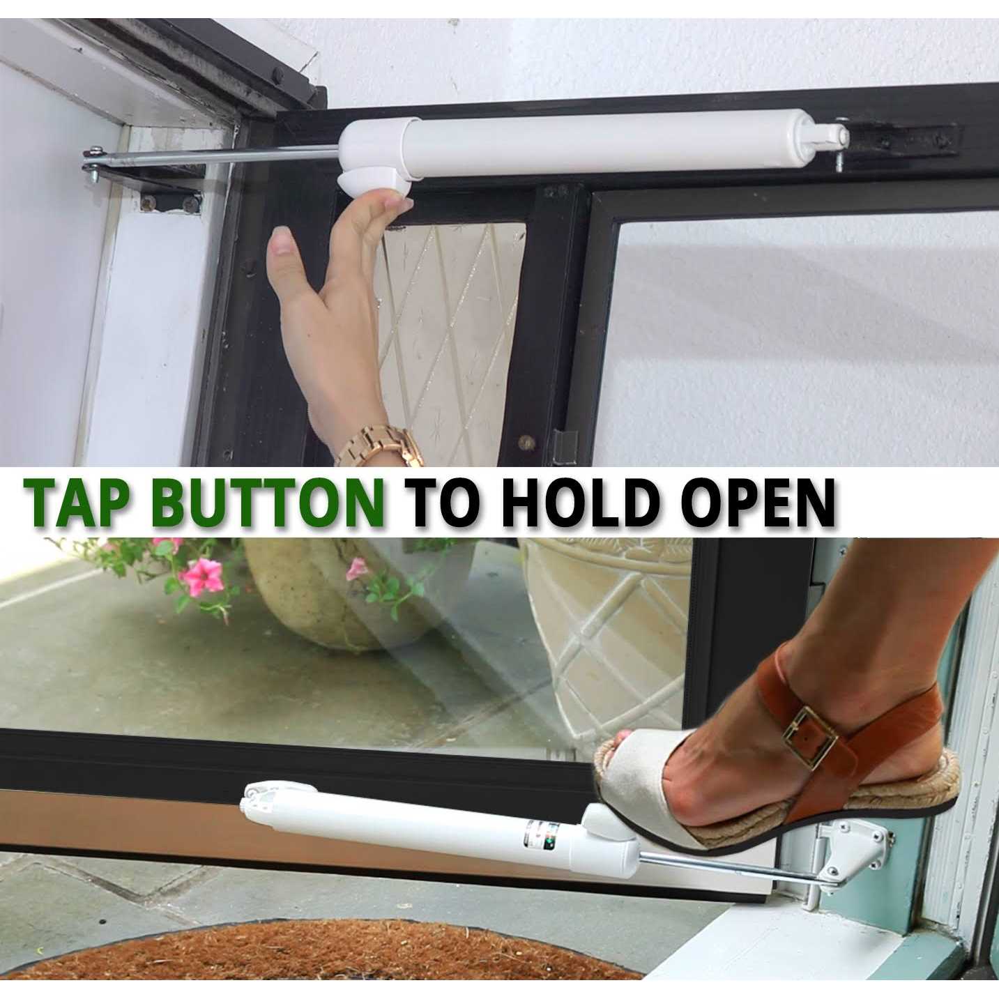 Touch 'n Hold Smooth Dual Door Closer System – Heavy-Duty - Image 5
