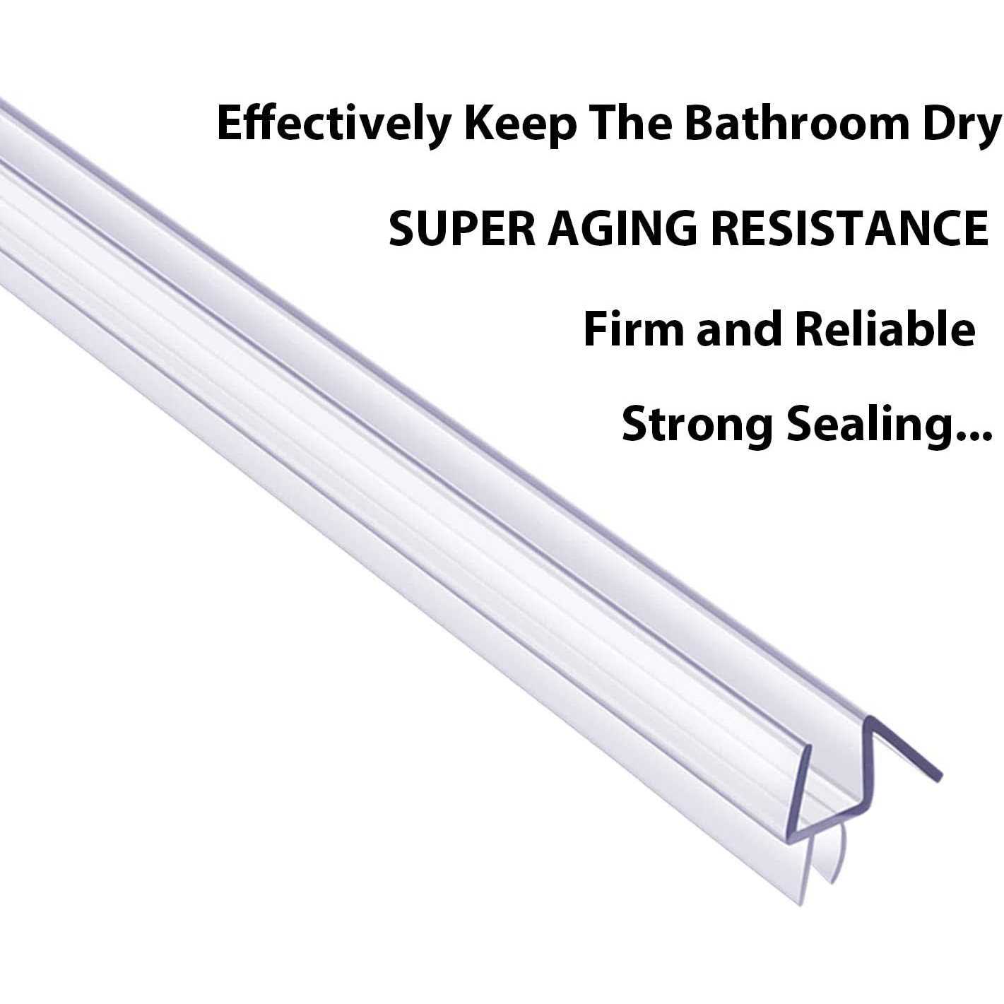 Butecare Premium Frameless Shower Door Bottom Seal Strip - Image 5