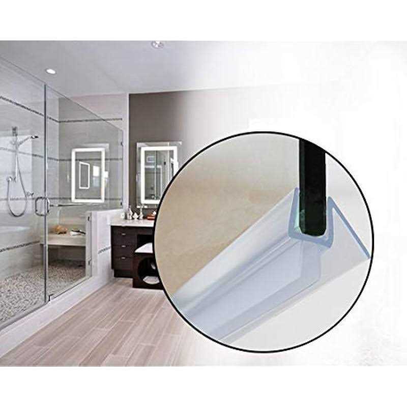 Butecare Premium Frameless Shower Door Bottom Seal Strip - Image 5