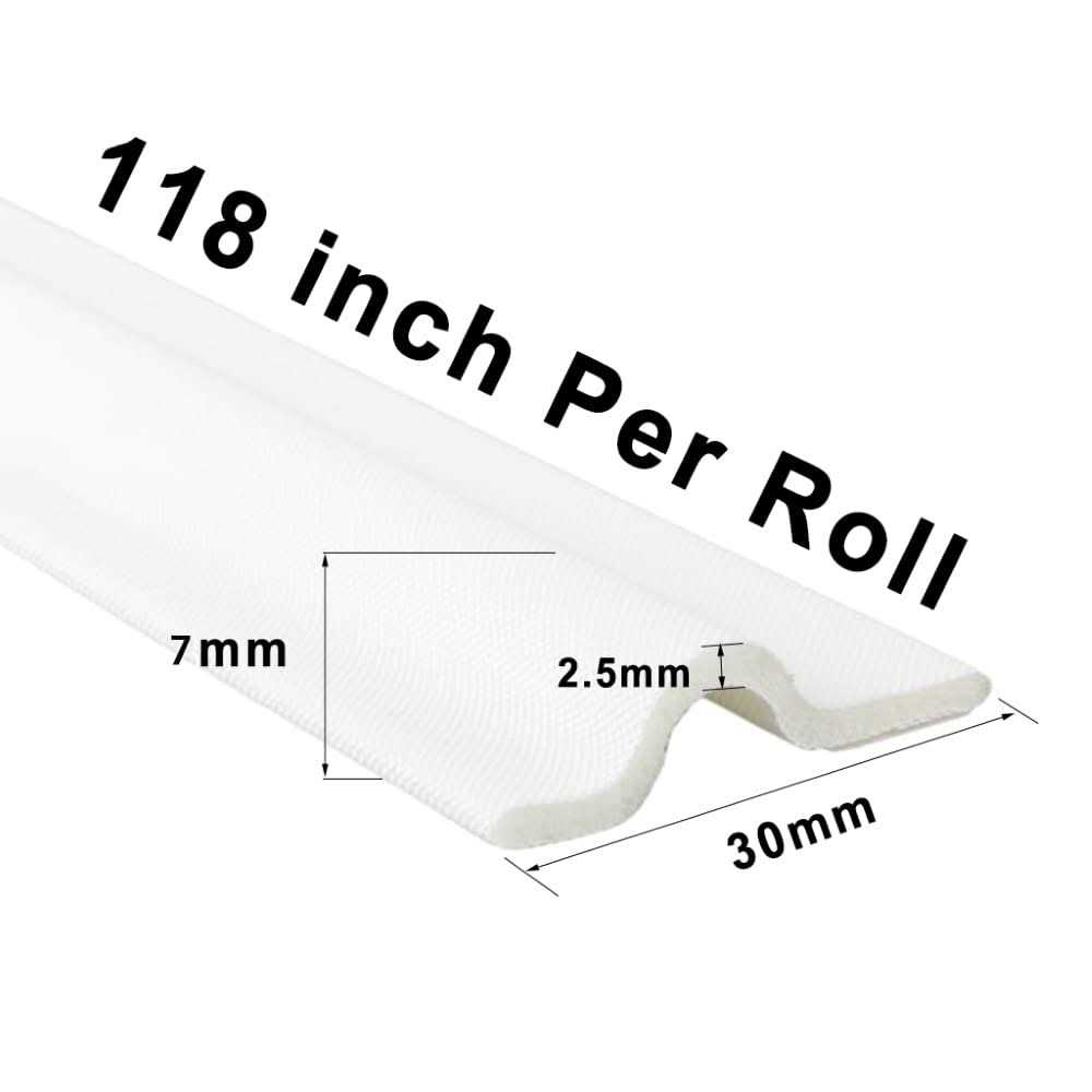 Weather Stripping Door Seal Strip for Bottom of Door,Self-Adhesive Window Draft Stopper Foam Seal Strip,Soundproof Window Insulation - Image 4