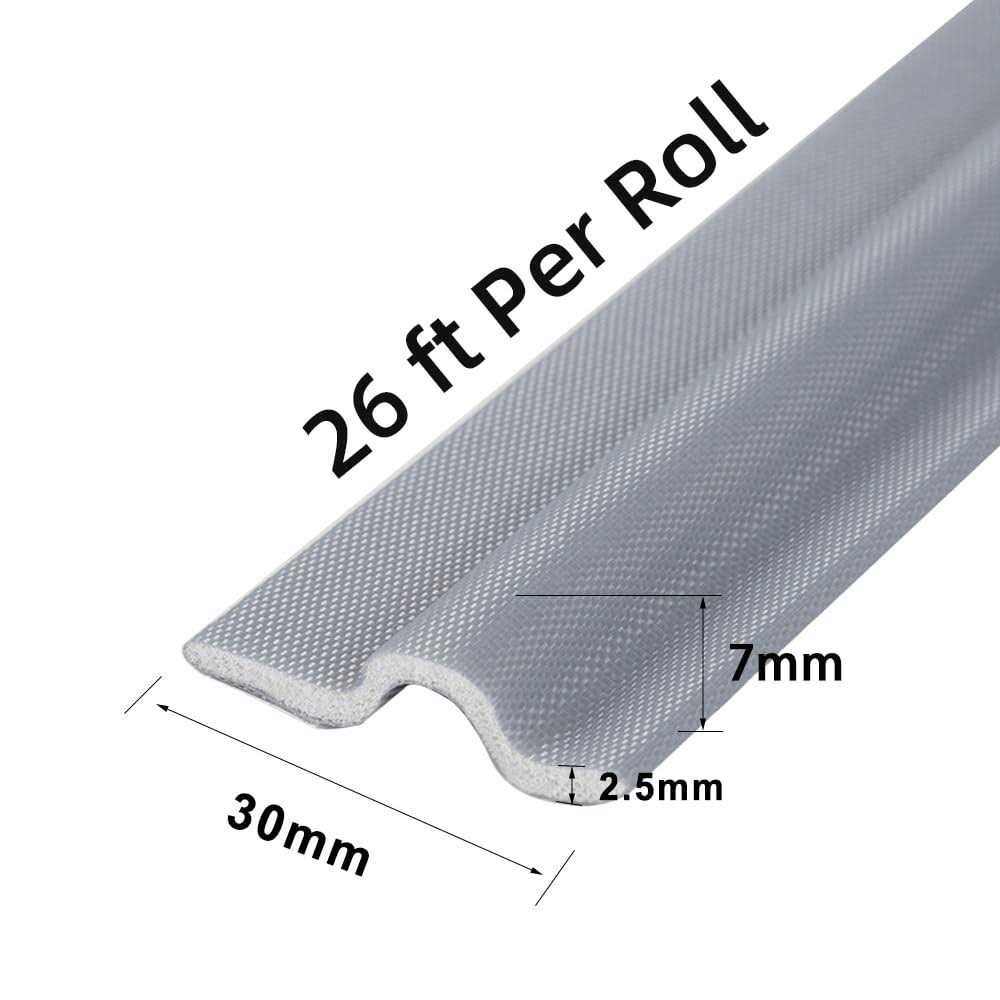 Weather Stripping Door Seal Strip for Bottom of Door,Self-Adhesive Window Draft Stopper Foam Seal Strip,Soundproof Window Insulation - Image 5