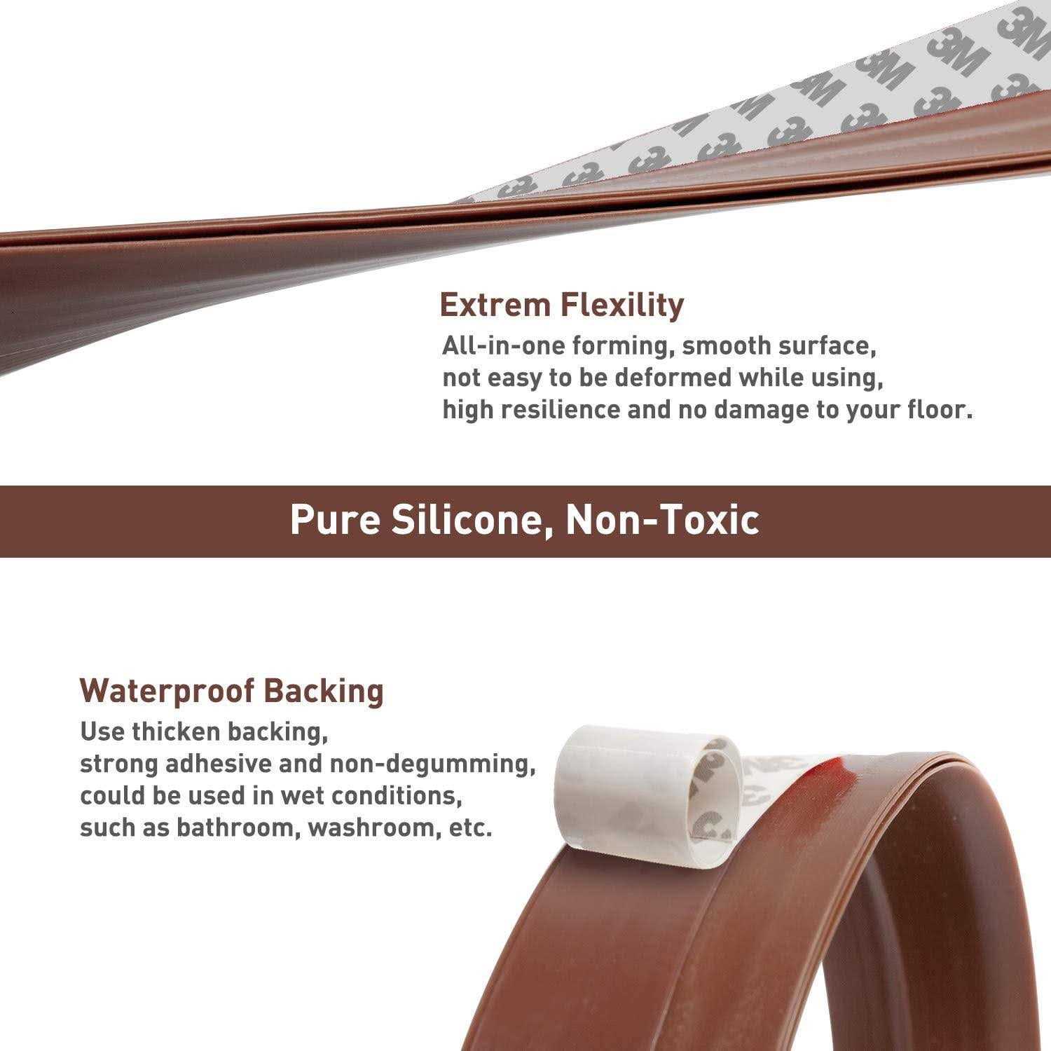 Holikme Door Draft Stopper Under Door Draft Blocker Insulator Door Sweep Weather Stripping Noise Stopper Strong Adhesive - Image 3