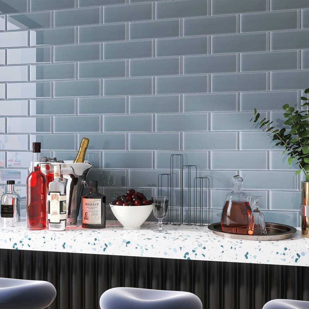 Crystile 4 x 12 Glass Mosaic Subway Tile Supreme Tile - Image 5