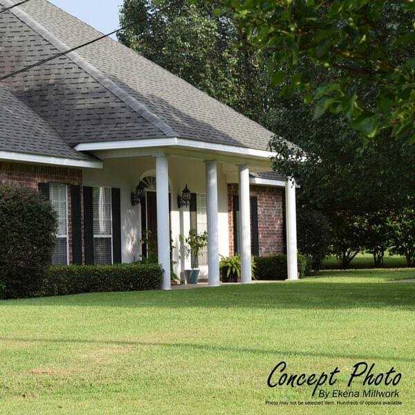 AFCO Endura-Aluminum Column Square Shaft Load-Bearing Non-Tapered Fluted Textured Finish w - Image 4