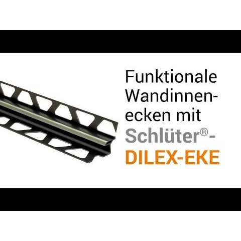 Schluter DILEX-EKE PVC Corner Movement Joint Tile Edging Trim EKEU - Image 3