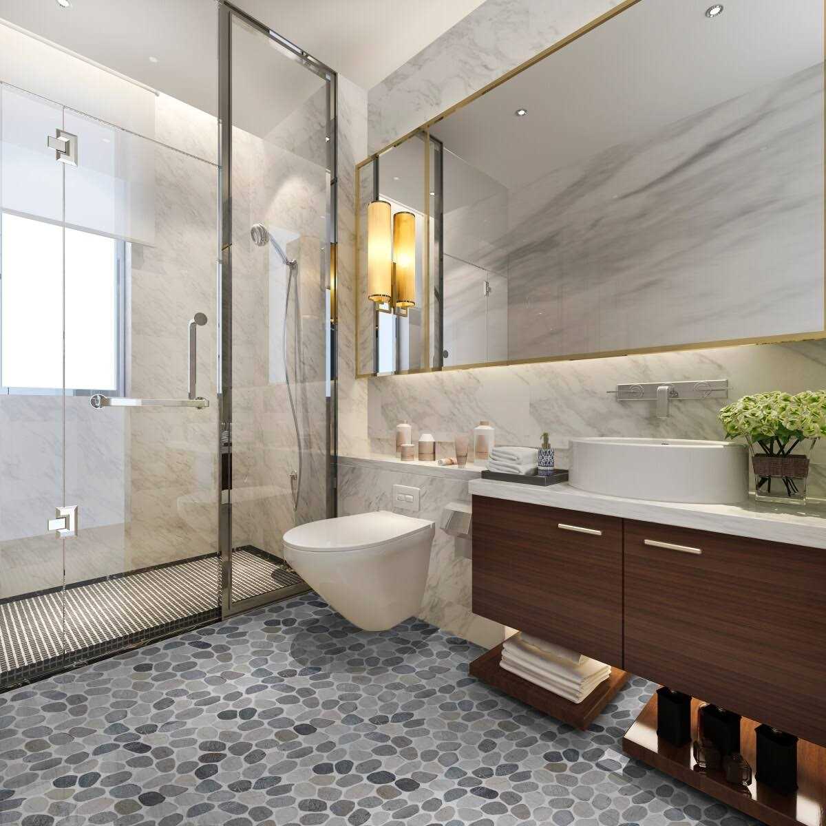b.o.i Sliced Pebble Mosaic, Backsplash Kitchen Walls, Shower and Bathroom Floors 5 tiles per case - Image 5