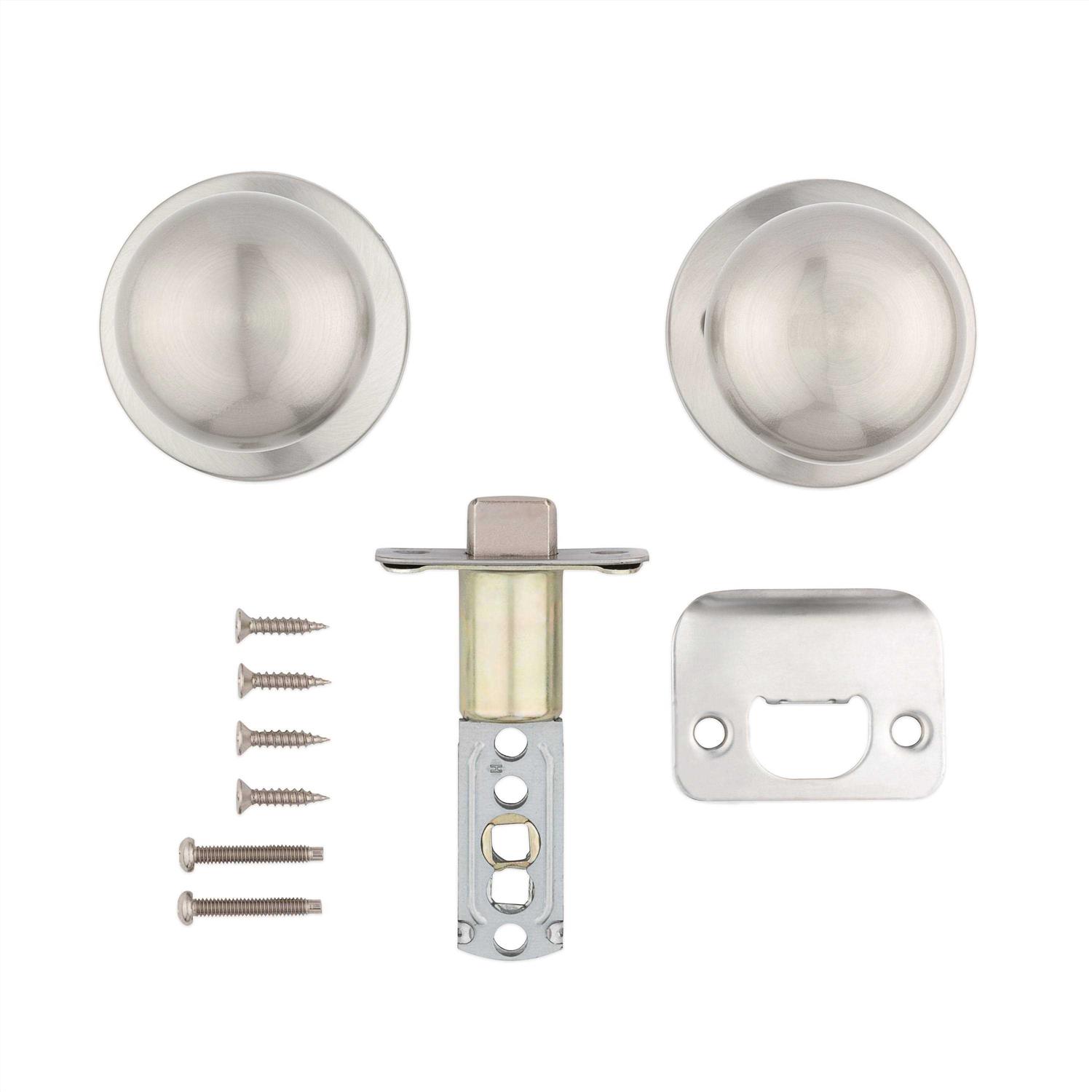 ReliaBilt 93560-015 Baron Satin Nickel Passage Door Knob - Image 4