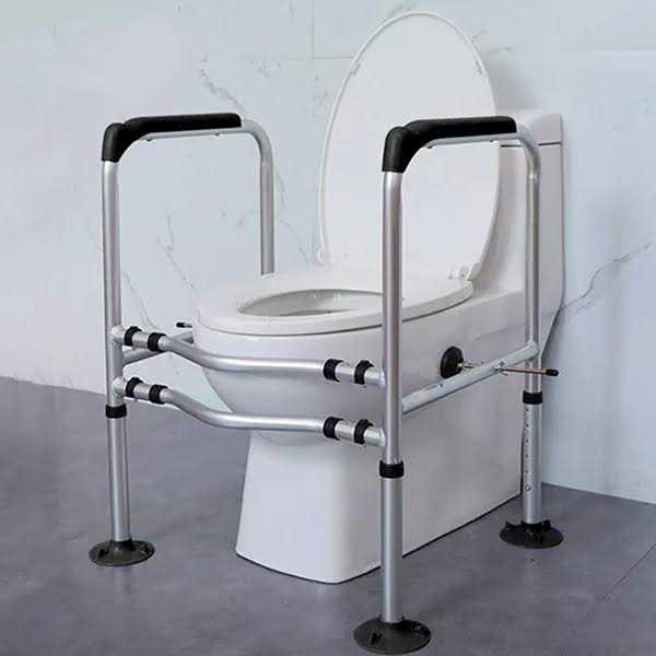 Toilet Safety Frame & Rails Stability Bathroom Handrails Assist Grab Bar Handles & Railings for Elderly - Image 3