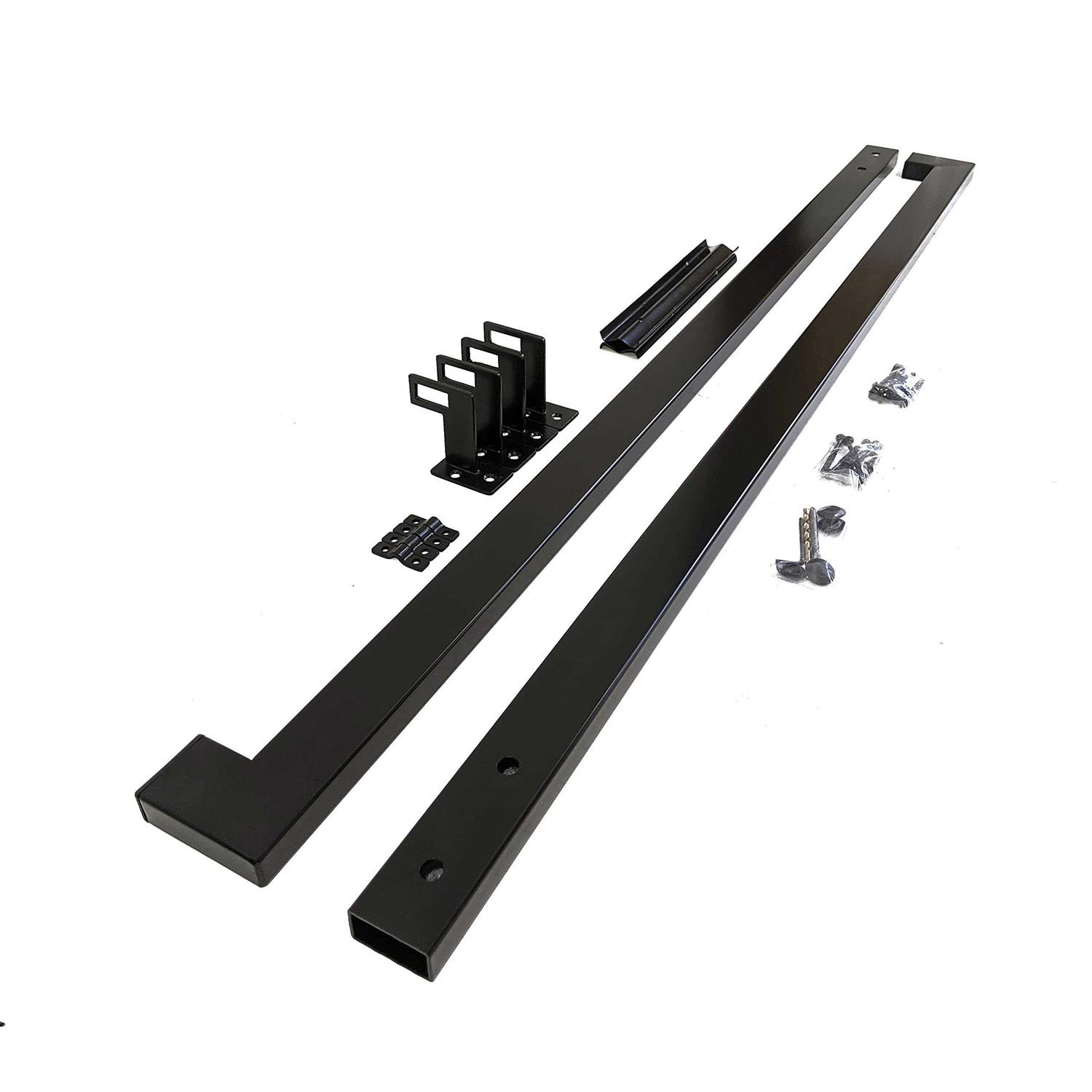 Concept Fusion Modern Aluminum Handrail Grab Bar Kit Adjustable Steel Brackets Included - Image 3