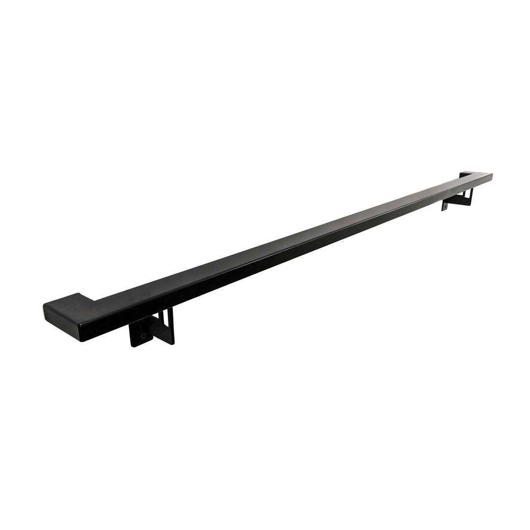 Concept Fusion Modern Aluminum Handrail Grab Bar Kit Adjustable Steel Brackets Included - Image 4
