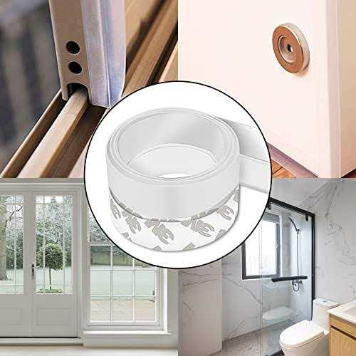 Ablink Weather Stripping Door Seal Strip, Adhesive Door Sealing Strip for Doors and Windows Gaps - Image 5