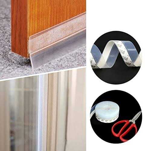 Ablink Weather Stripping Door Seal Strip, Adhesive Door Sealing Strip for Doors and Windows Gaps - Image 4
