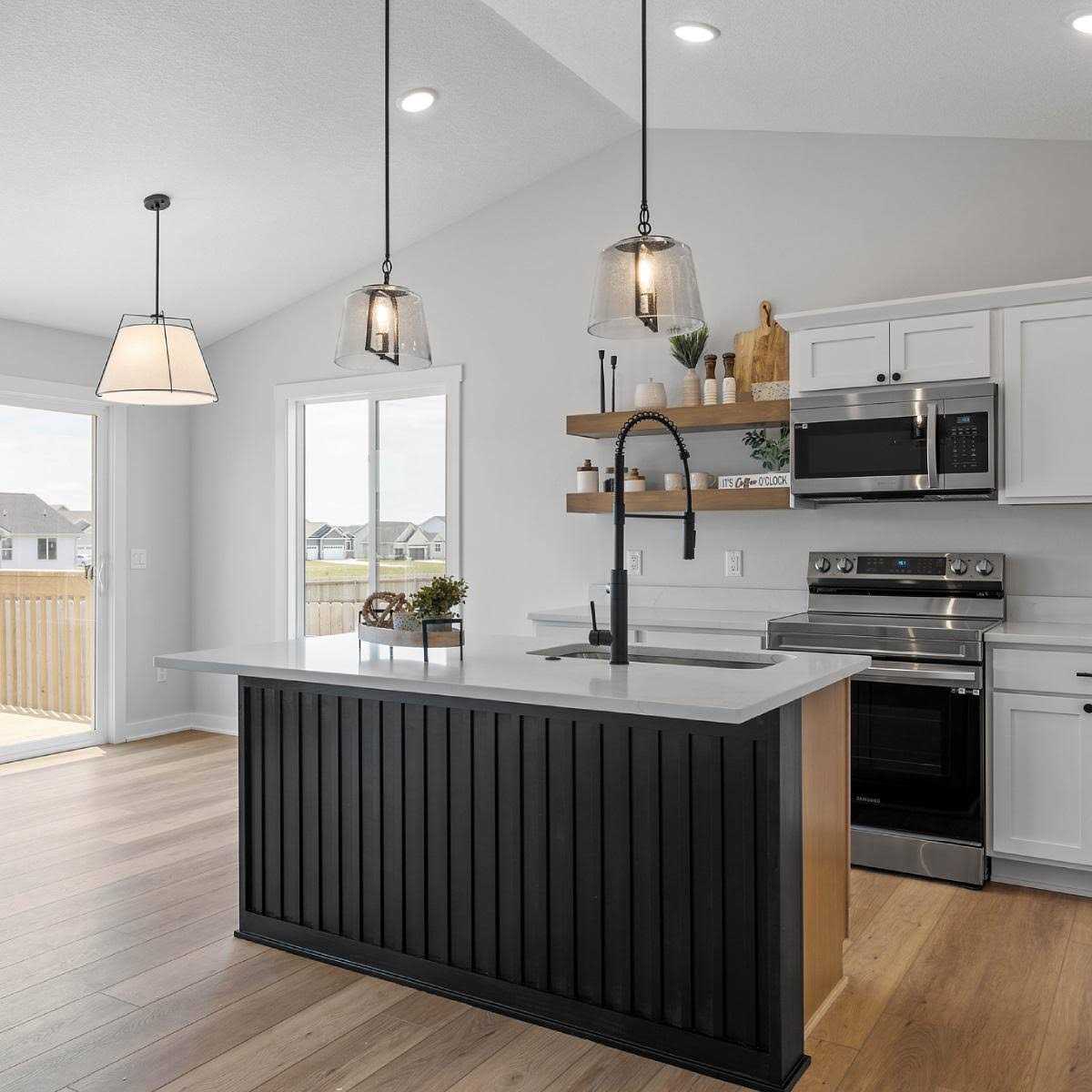 Ekena Millwork 94 inchh x 1/4 incht Adjustable Wood Slat Wall Panel Kit w/ 1 inchW Slats - Image 5