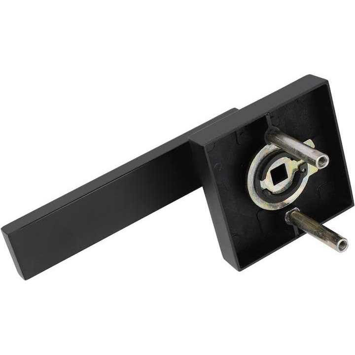 Probrico Matte Black Half Dummy Levers, Heavy Duty Interior Non-Turning Single Dummy Handles,Reversible for Left and Right Handl - Image 3