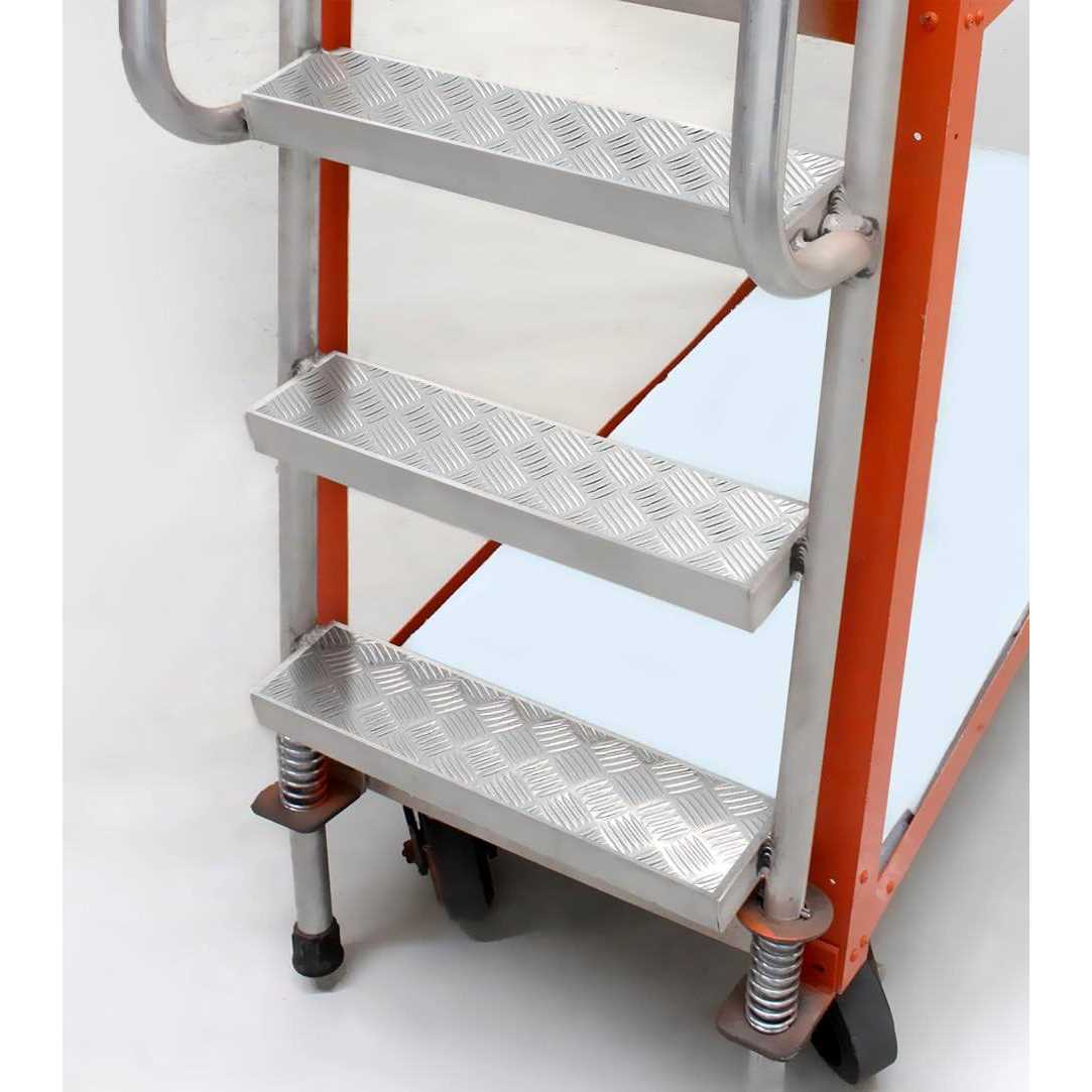 Vvivid Industrial Utility Diamond Plate Metallic Chrome Finish Vinyl Wrap Sheet Roll Adhesive Roll - Image 4