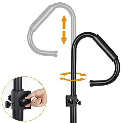 Neorexon Hot Tub Handrails 38-58 Adjustable Height SPA Handrail with 360 Swivel Option& Non-Slip Handle - Image 4