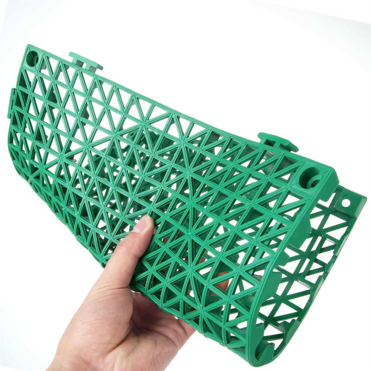 Fengwu 12 Pack 12 X 12 Interlocking Rubber Bathroom Flooring Tiles Non-Slip Splicing Waterproof Mat Modular Interlocking Cushion - Image 3