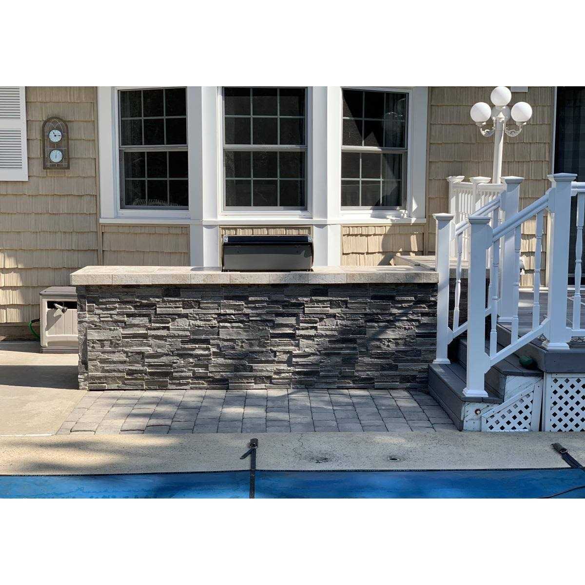 Ekena Millwork PNU24X48CNDR 45 3/4W x 24 1/2H x 1 1/4D Canyon Ridge Stacked Stone - Image 3