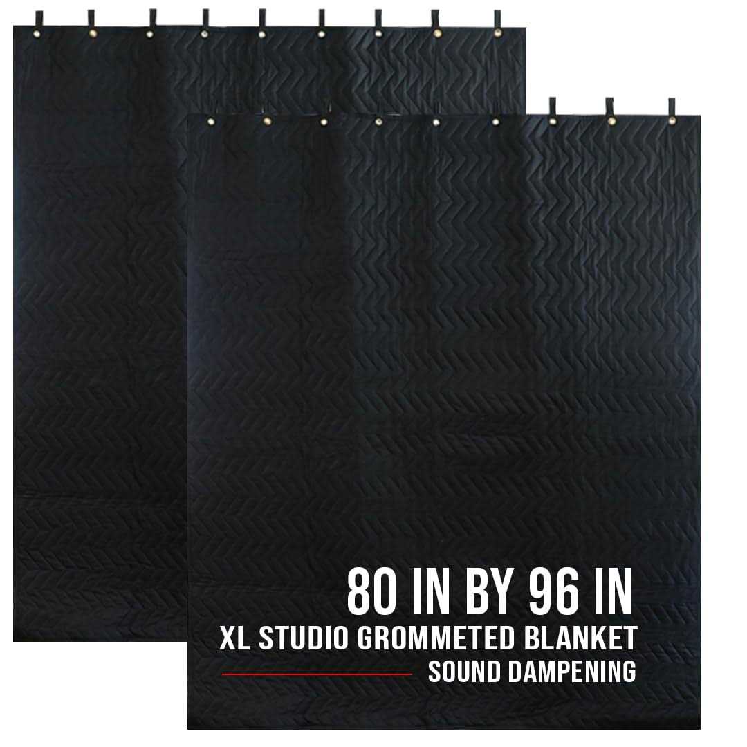 Boxer Tools Studio Grommeted Sound Dampening Blanket 78 in. Light Blocker