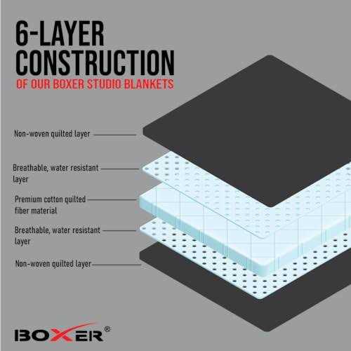 Boxer Tools Studio Grommeted Sound Dampening Blanket 78 in. Light Blocker - Image 3